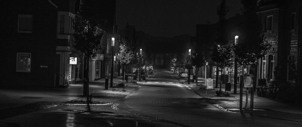 calle noche engaños malos seguros luces oscuro